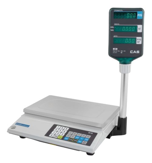 ТОРГОВЫЕ ВЕСЫ CAS AP-1 (30ЕХ BIG TR.)