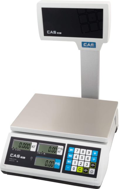 ТОРГОВЫЕ ВЕСЫ CAS ER JR-30CBU